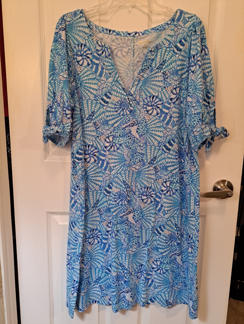 Lilly Pulitzer Easley Amalfi Blue By The Seashore Dress